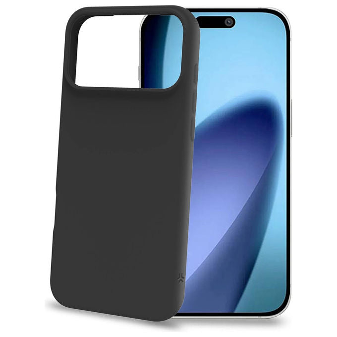 Celly Cromo Custodia Nera in TPU per Apple iPhone 17 Pro Max