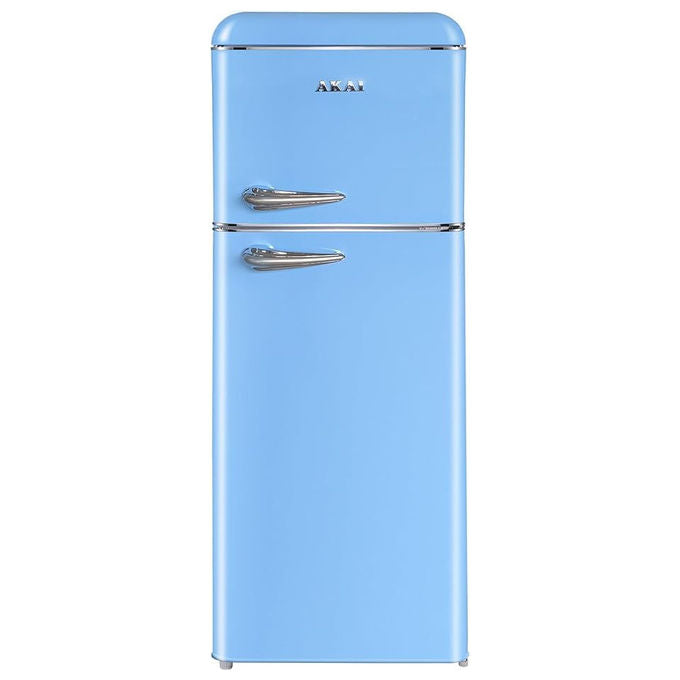 AKAI Frigorifero Doppia Porta Azzurro CLASS241KBL 240 Litri