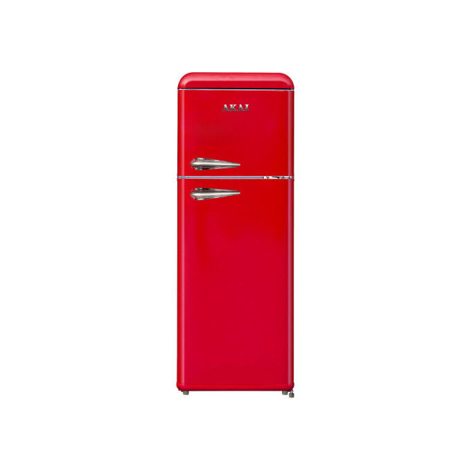 Akai Frigorifero doppia porta rosso statico CLASS241KRD