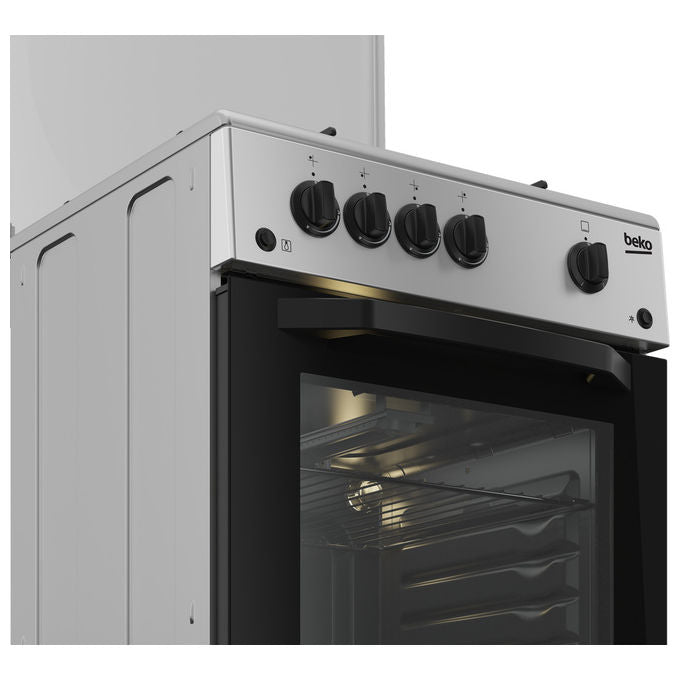 BEKO CSG 42011 FS Cucina a Gas 50x50 cm Argento