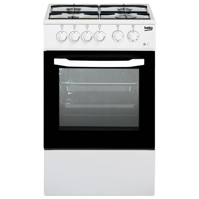 Beko CSS42014FW Cucina a Gas con Forno Elettrico Bianco 50x50 cm