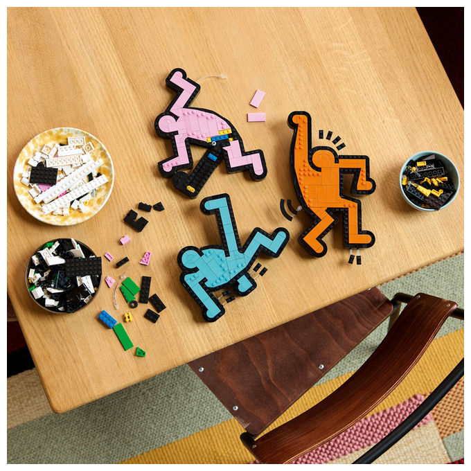 Lego Art Keith Haring Figure Danzanti: Set Da Costruzione 1773 Pezzi