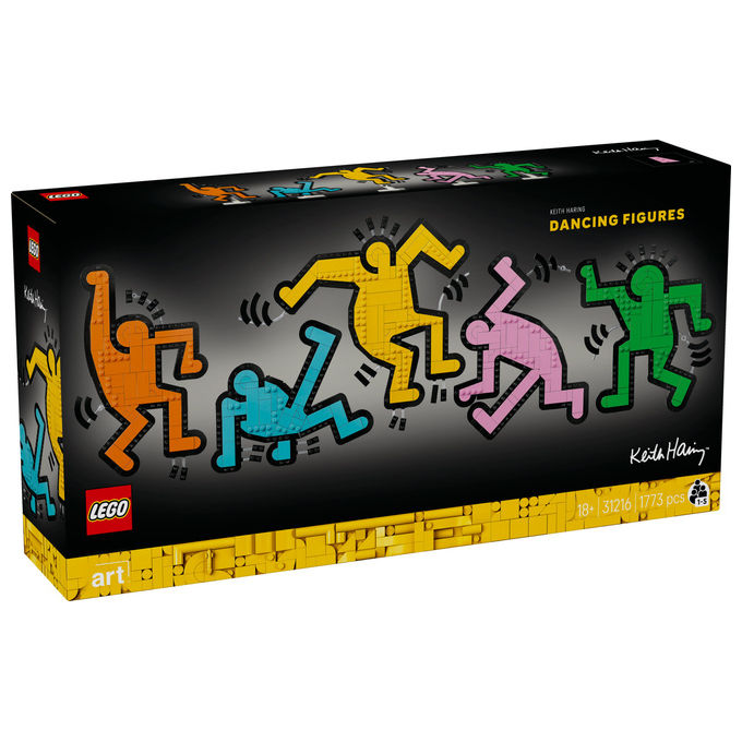 Lego Art Keith Haring Figure Danzanti: Set Da Costruzione 1773 Pezzi