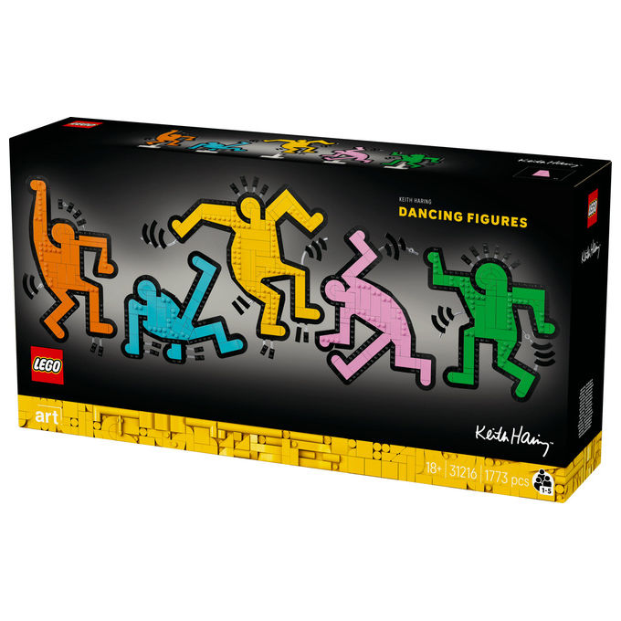 Lego Art Keith Haring Figure Danzanti: Set Da Costruzione 1773 Pezzi