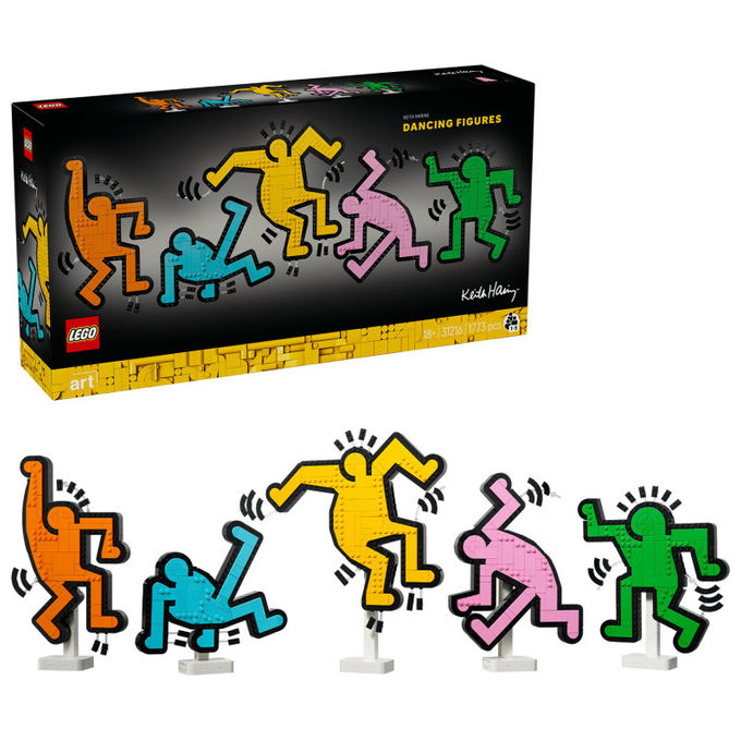 Lego Art Keith Haring Figure Danzanti: Set Da Costruzione 1773 Pezzi