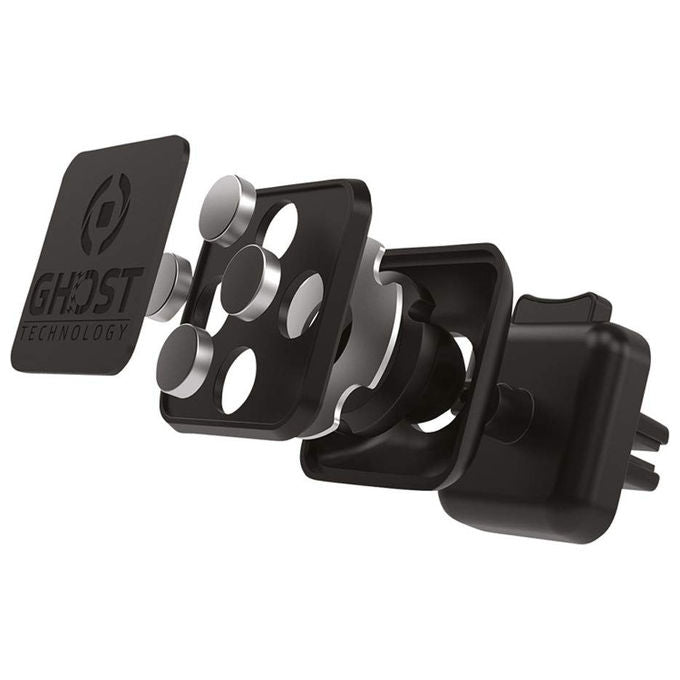 Celly Ghost Supermag Flex Supporto Auto Magnetico Magsafe Nero