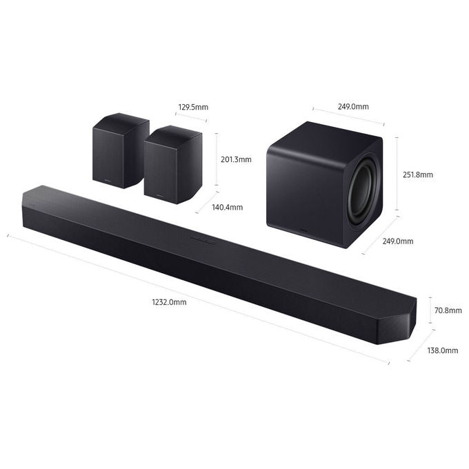 Samsung Soundbar HW-Q990F-ZF 11.1.4 canali con Dolby Atmos Wireless