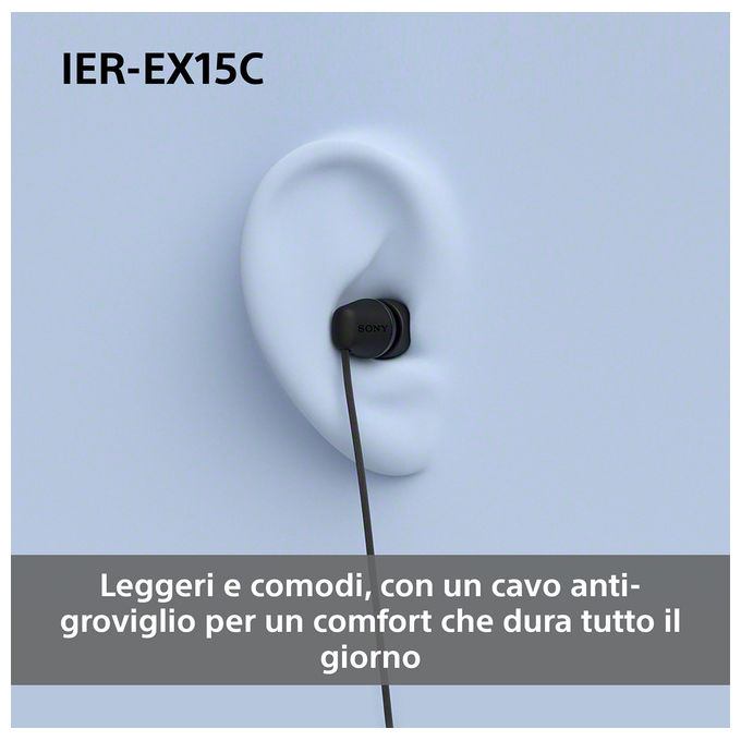 Sony IER-EX15C Auricolari In-Ear Cablati Rosa
