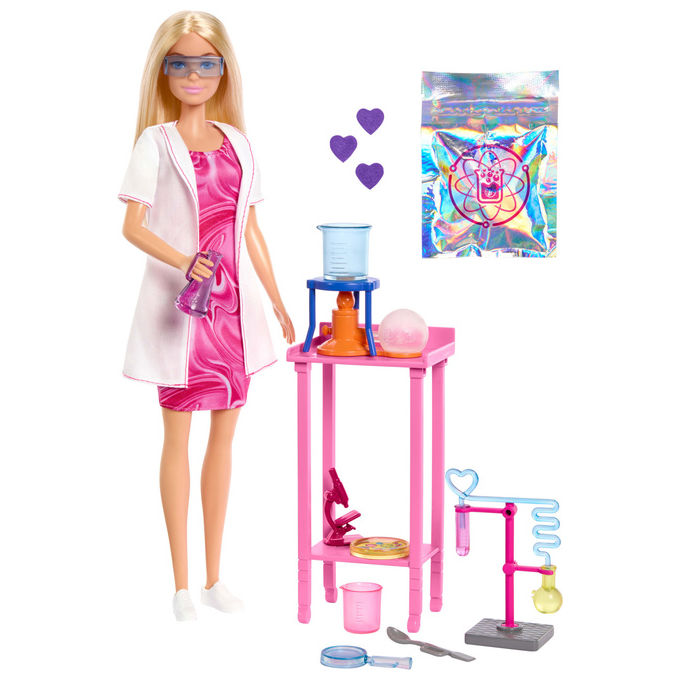 Barbie JCR70 Bambola Scienziata con Accessori