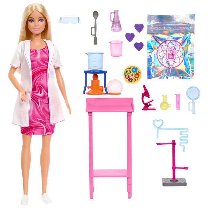 Barbie JCR70 Bambola Scienziata con Accessori