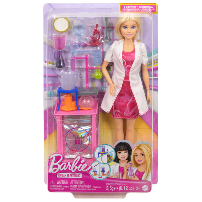 Barbie JCR70 Bambola Scienziata con Accessori