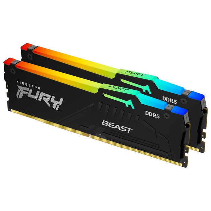Kingston Fury Beast 32GB 6000MHz DDR5 CL36 Kit 2 Moduli RGB EXPO
