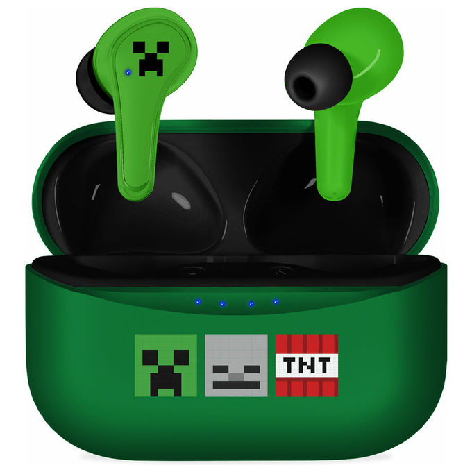 OTL Technologies Auricolari True Wireless Multicolor Minecraft