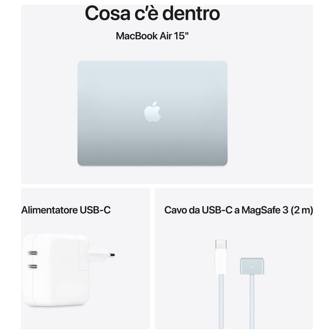 Apple MacBook Air 15'' M4 24GB 512GB SSD Celeste