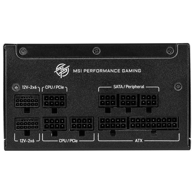 MSI 306-7ZPFY11-CE0 MPG A1000GS PCIE5 Alimentatore PC ATX 3.1 1000W 80 Plus Gold Totalmente Modulare colore Nero