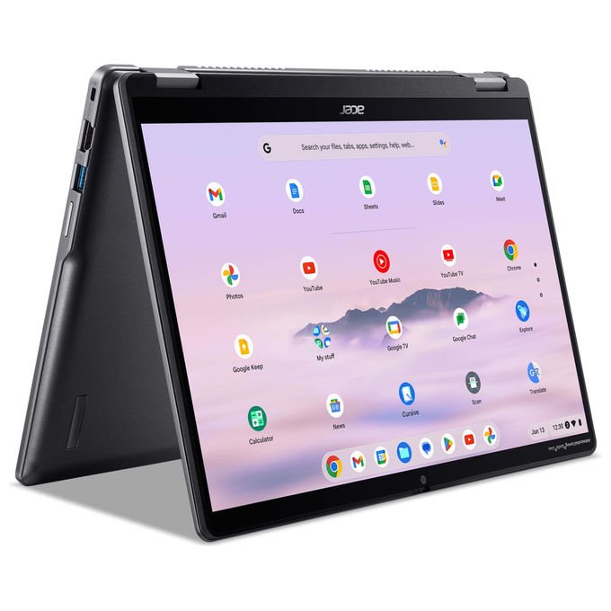 Acer CPE594-1N-TCO-343F Chromebook Plus Convertibile 14 pollici WUXGA Grigio