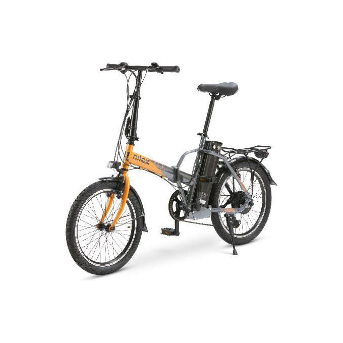 Nilox J1 Pro Bicicletta Elettrica Pieghevole 20'' Nero Arancione