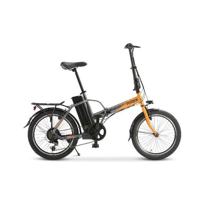 Nilox J1 Pro Bicicletta Elettrica Pieghevole 20'' Nero Arancione