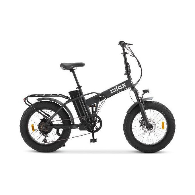 Nilox X8 Pro bici elettrica pieghevole 20 pollici, nero acciaio