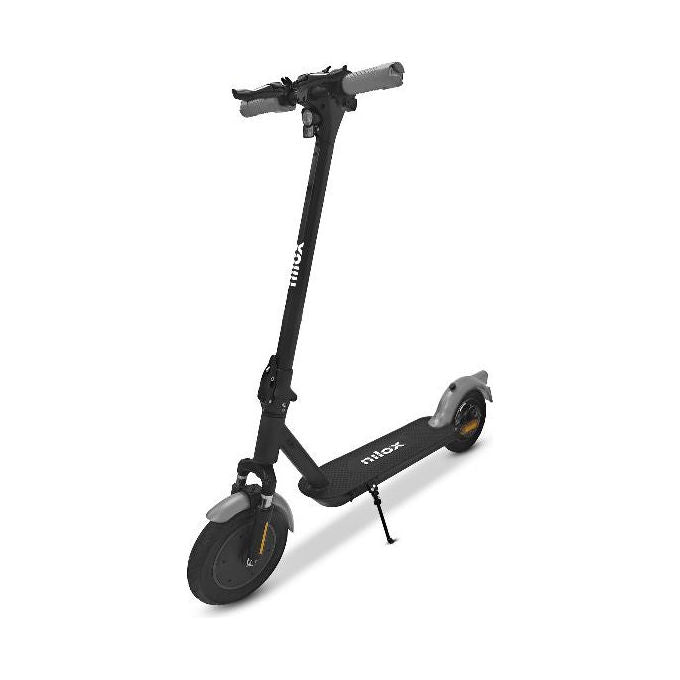 Nilox NXESV1SV ESCOOTER V1 Monopattino Elettrico Pieghevole 350W 25 km-h Autonomia 30 km Ruote 10'' colore Nero Grigio
