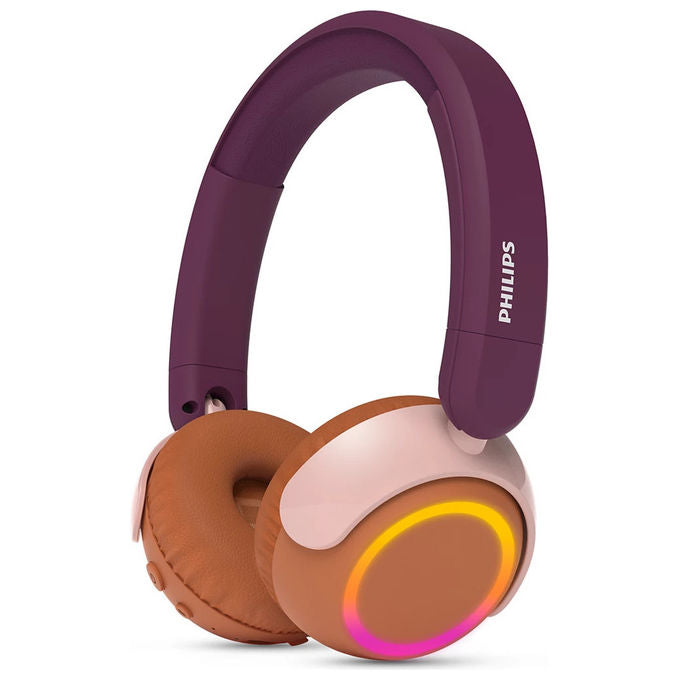 Philips TAK4200MP-00 Cuffie Wireless On-Ear Arancione Viola Rosa