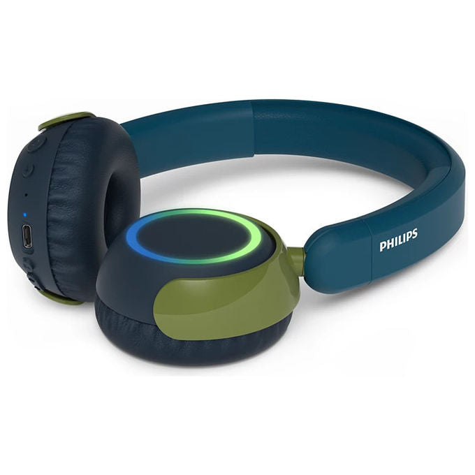 Philips TAK4200CT Cuffie Wireless Bluetooth per Bambini, Blu Verde