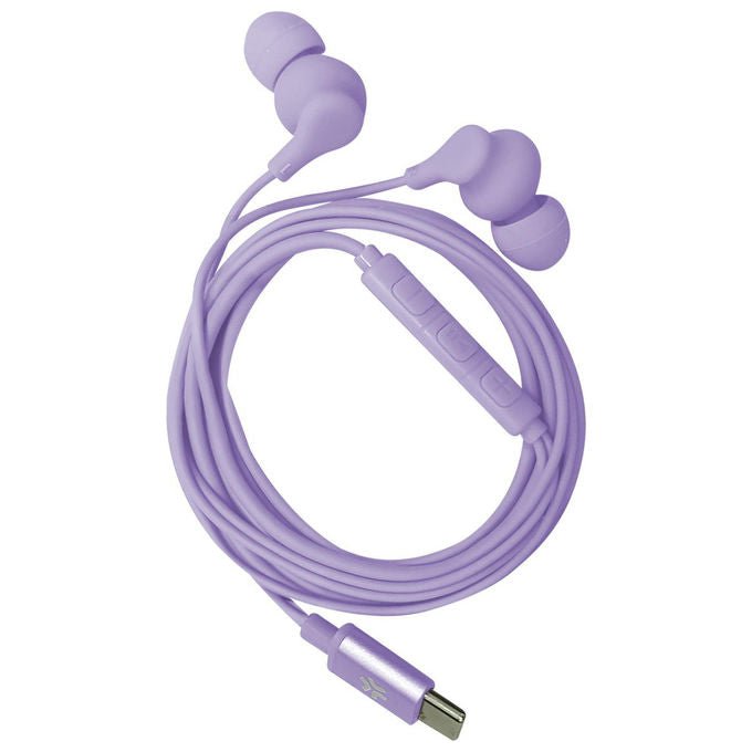 Celly Auricolari In-ear Cablati USB-C Viola
