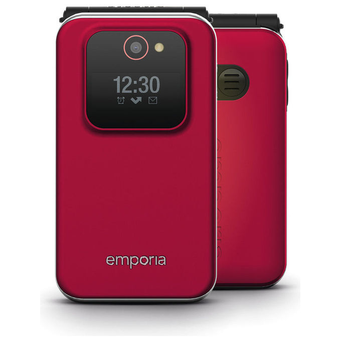 Emporia Joy Telefono Facile 2G Nero e Rosso