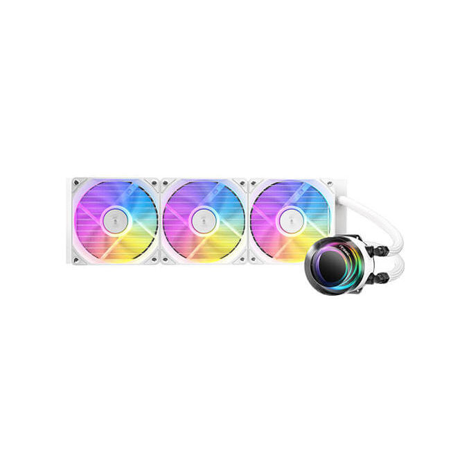 Antec Vortex Lum 360 Bianco, Kit Raffreddamento a Liquido ARGB