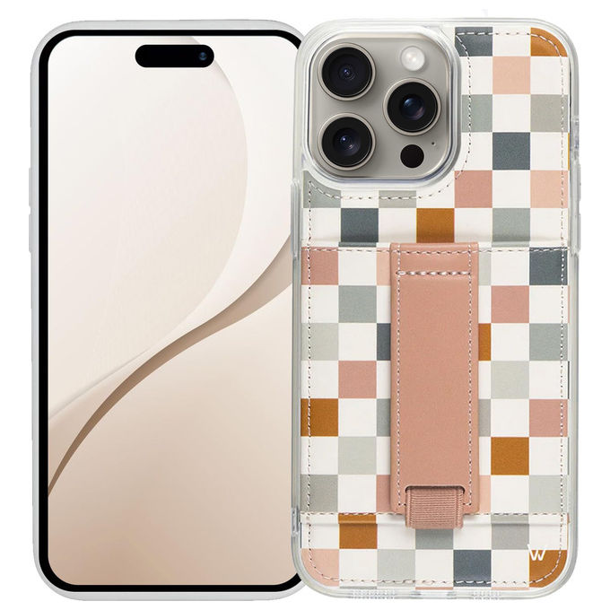 Celly Wally Custodia Portafoglio Beige per Apple iPhone 16 Pro Max