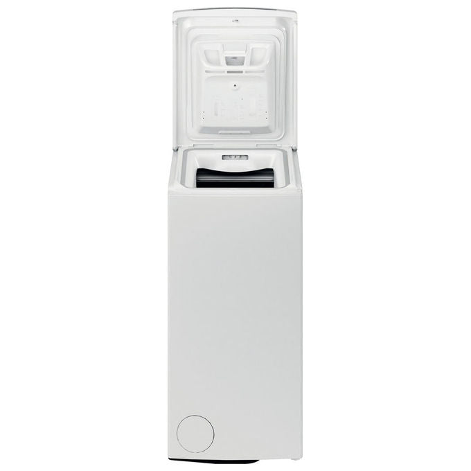 Hotpoint WMTG725BIT Lavatrice Carica dall'Alto 7 Kg 1200 rpm Classe B Inverter 14 Programmi (90x40x60 cm) colore Bianco
