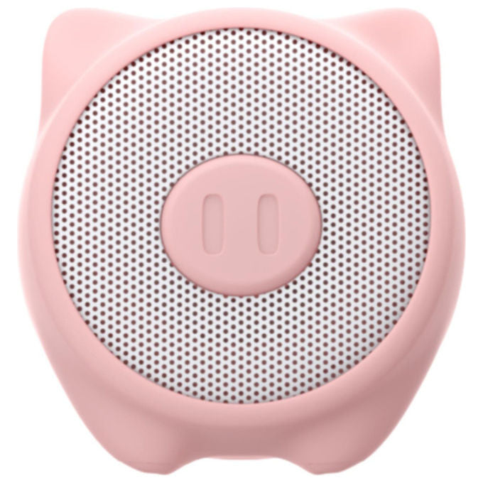 Celly Altoparlante Portatile Rosa 3W Wireless a Forma di Maialino