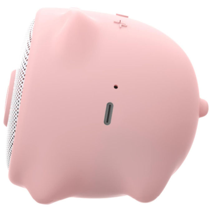 Celly Altoparlante Portatile Rosa 3W Wireless a Forma di Maialino
