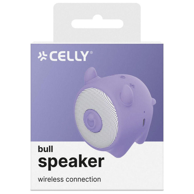Celly Wsbull Altoparlante Portatile Viola 3W