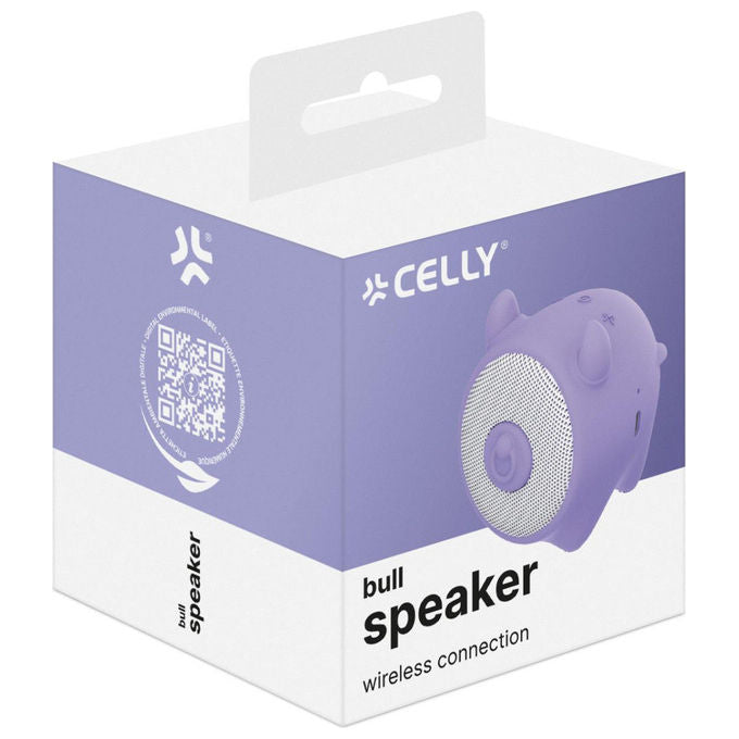 Celly Wsbull Altoparlante Portatile Viola 3W