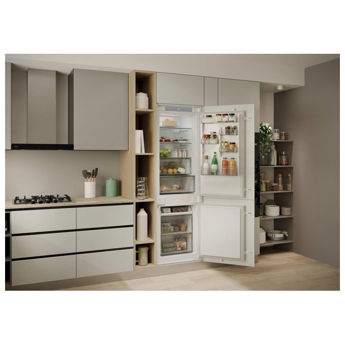 Hoover H-FRIDGE 400 HONBQT3518E Frigorifero combinato da incasso Bianco