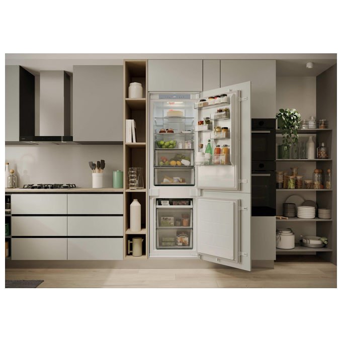 Hoover H-FRIDGE 400 HONBQT3518E Frigorifero combinato da incasso Bianco