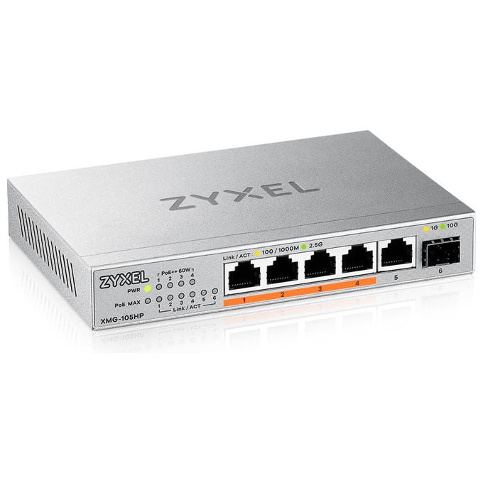 Zyxel Switch 5 Porte 2.5G Ethernet + 10G SFP+