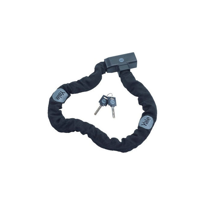 Yale Antifurto Bici Blocco Catena Nero, 900 mm