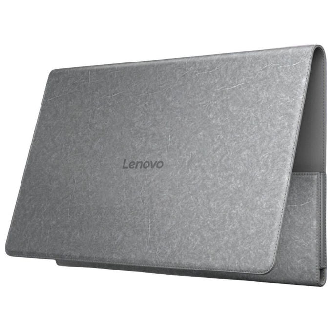 Lenovo ZG38C07512 Folio Custodia con Tastiera per Idea Tab Plus connessione Pogo Pin tasti multimediali colore Grigio