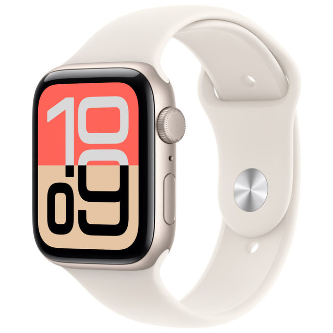 Apple Watch SE 3 44mm Alluminio Galassia con Sport Band
