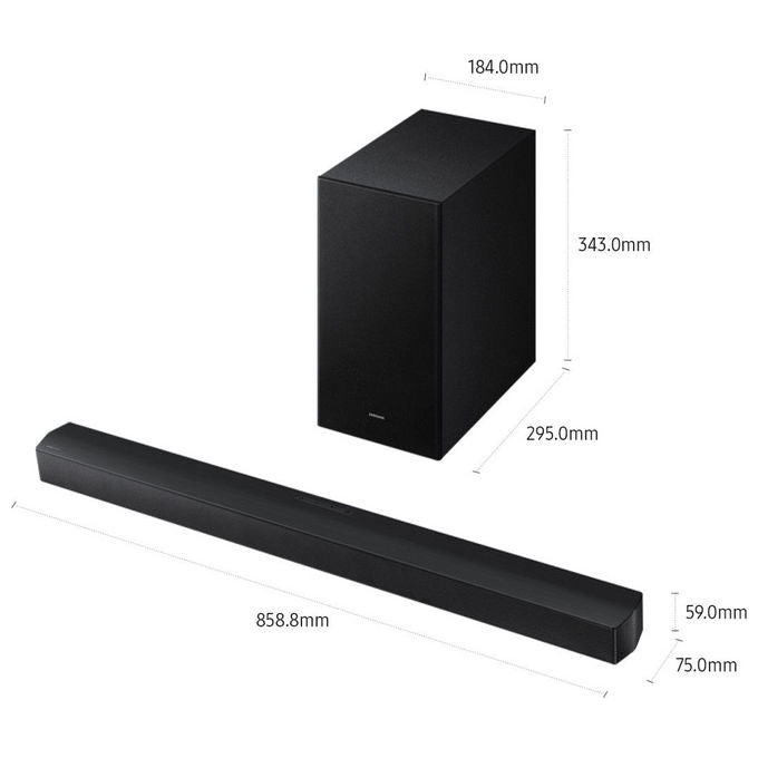 Samsung Soundbar HW-B450F-ZF 2.1 Canali Wireless Dolby