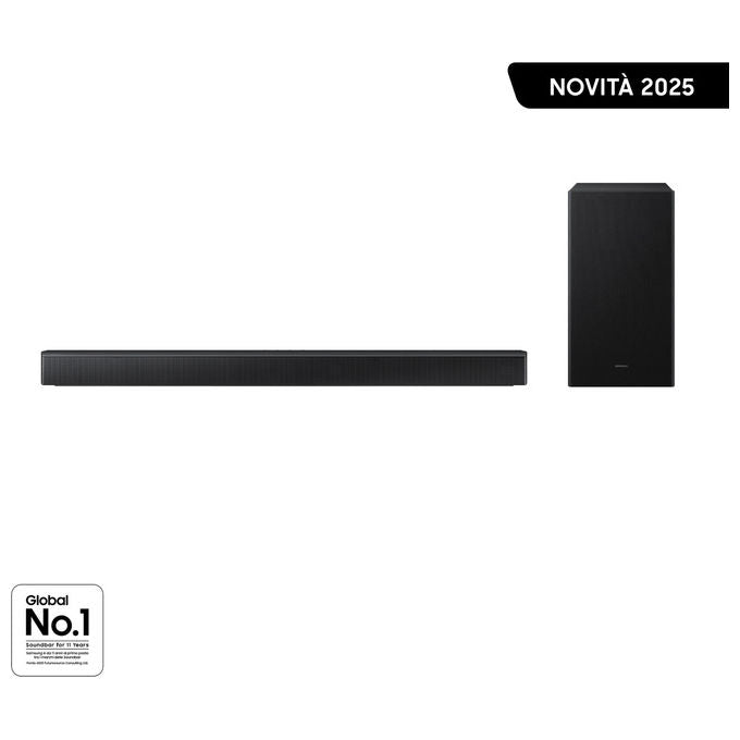 Samsung Soundbar HW-B650F-ZF, audio 3.1 canali, Dolby 5.1ch wireless