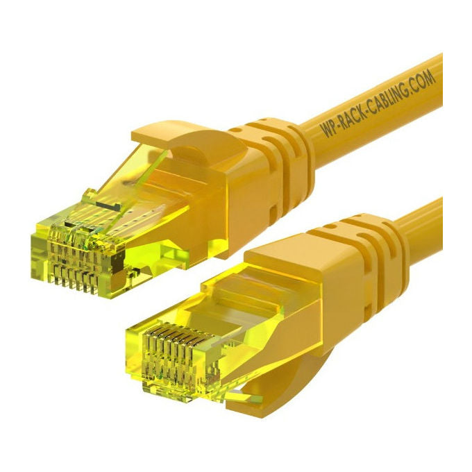 Wp Cavo di Rete Cat6a U-UTP Giallo 0.2m
