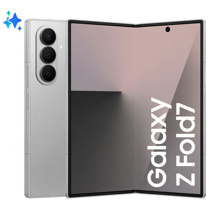 Samsung Galaxy Z Fold7 Argento, Smartphone AI 12GB 256GB