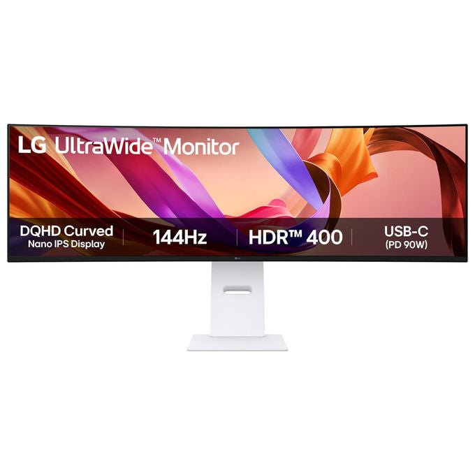 Lg 49U950A-W Monitor pc ultrawide curvo 49 pollici