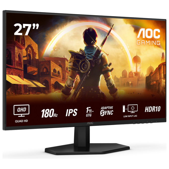 AOC Monitor Gaming Qhd 27'' G4 Q27G42XE Nero Rosso