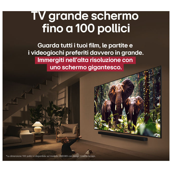 LG Qned Evo Ai 100'' Serie Qned86 MiniLed 4K Smart Tv 2025