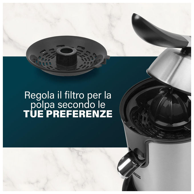 Princess Spremiagrumi 1000W con 2 Coni e Filtro Regolabile