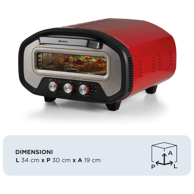 Ariete 3901 Da Gennaro - Forno per Pizza 2200W 430°C